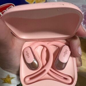 Pink Wireless Earbuds